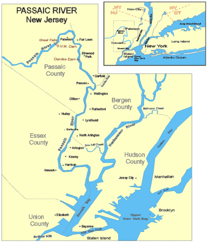 New York v. New Jersey and Passaic Valley Sewerage Commissioners: