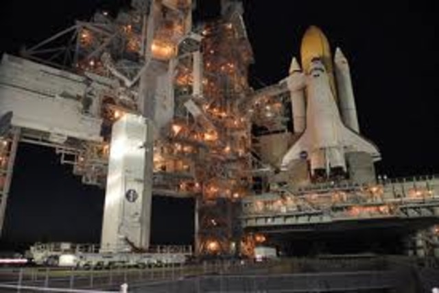 Hubble Space Telescope launched on Space Shuttle Discovery