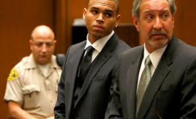 this is when he beet on rihanna