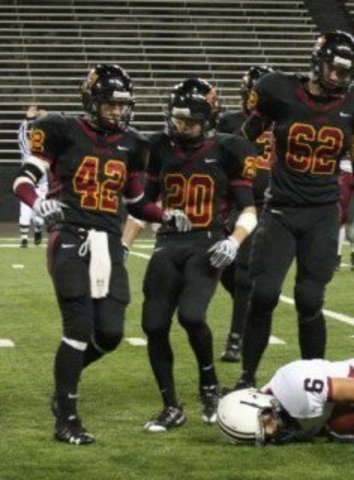 Won fourth consecutive state title in football