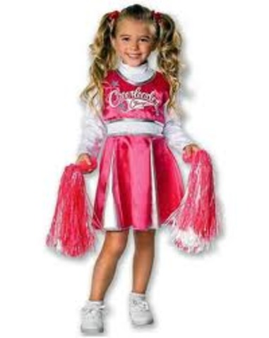 Freshmen cheerleader for the Livonia Orioles