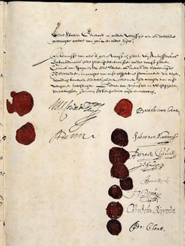 Vrede van Munster; het einde van de 80 jarige oorlog.