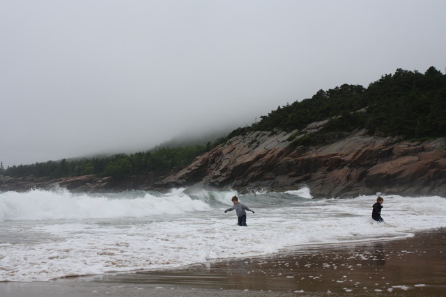 Parker spends a month in Maine.