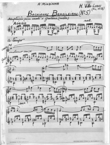 Bachianas brasileiras. Héctor Villalobos