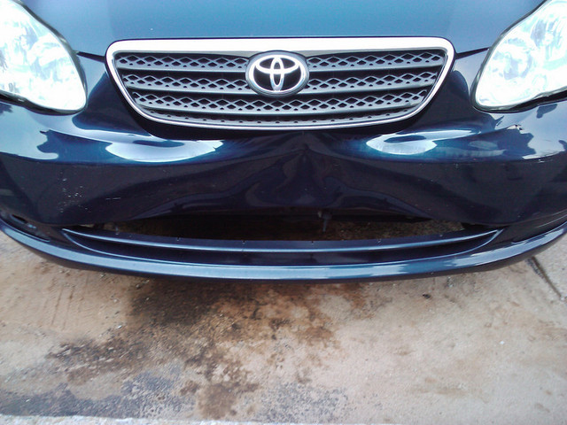 I got into a car accident