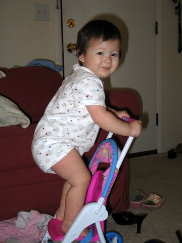 I started walking this year, and I was a big climber, too.