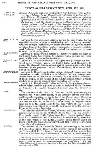 Treaty of Fort Laramie