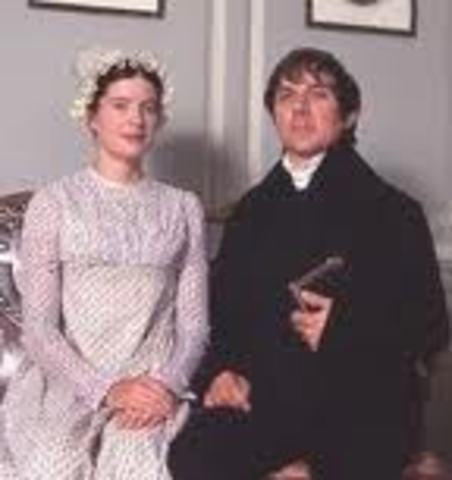 Mr. Collins and Charlotte Lucas become engaged