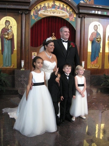 My Aunt LaLa got married & I was the Flower Girl