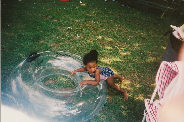 On this day, my family went went to Wave Country and I taught myself how to swim. Oh how I scared my mommy.