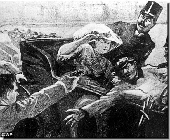 Archduke Franz Ferdinand is Assassinated in Sarajevo