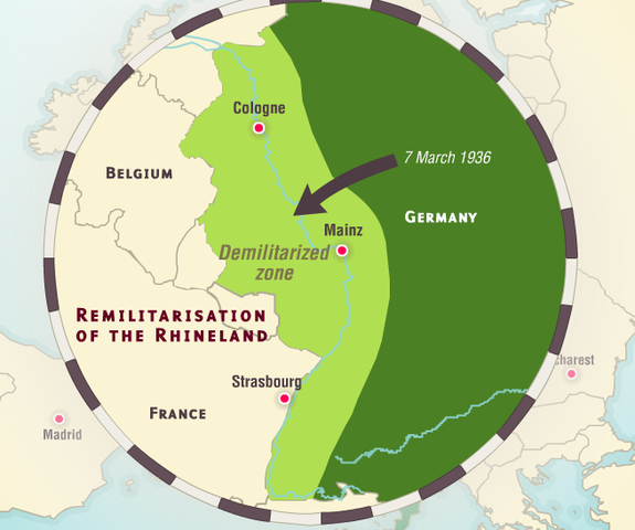 Germany Reoccupies the Rhineland