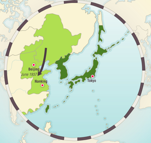Japan Invades Mainland China