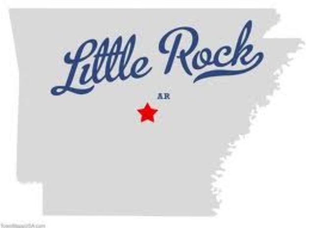 Capital is moved to Little Rock