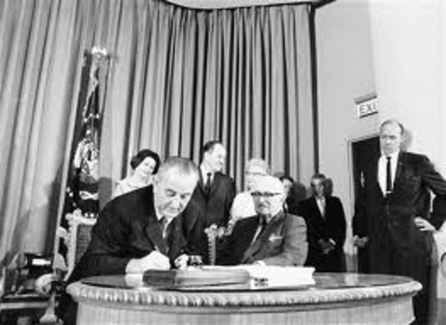 President Johnson signed the Water Quality Act