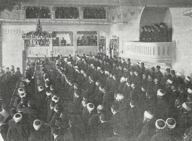 Young Turks overthrow the sultan