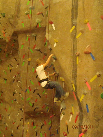 Rock climbing