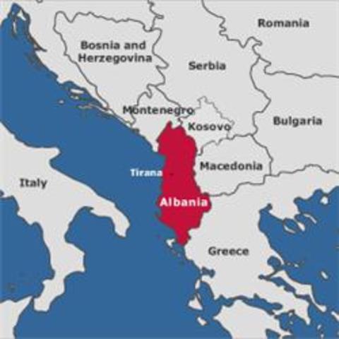 Italy invades Albania