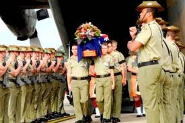 First Australian To Die In The War