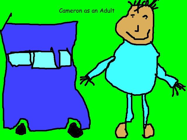 Cameron as a adult.