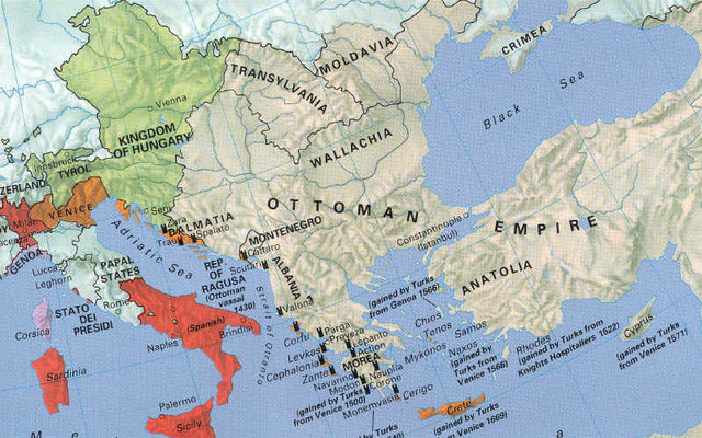 Ottoman Empire blocks Europe from the Indies by land