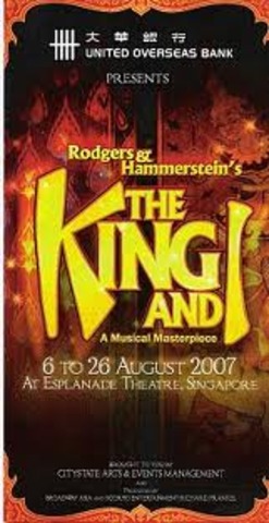 The King and I, musical, opens on Broadway