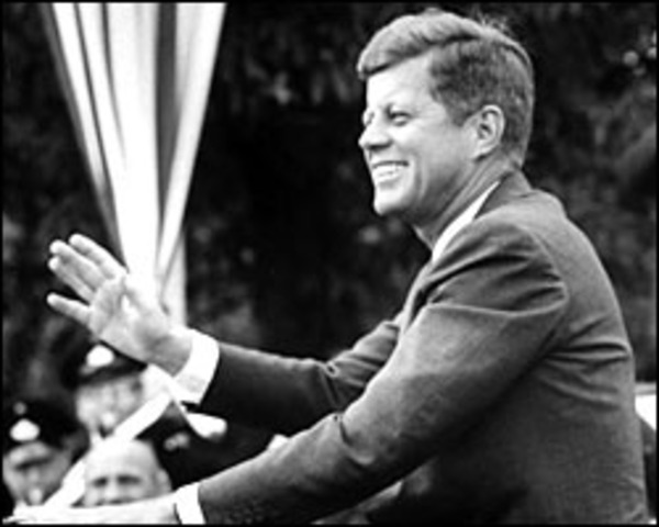 John F. Kennedy's assasination and funeral aired on television