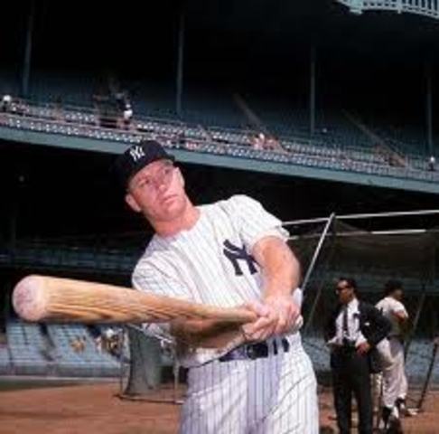 Mickey Mantle is on Fire!