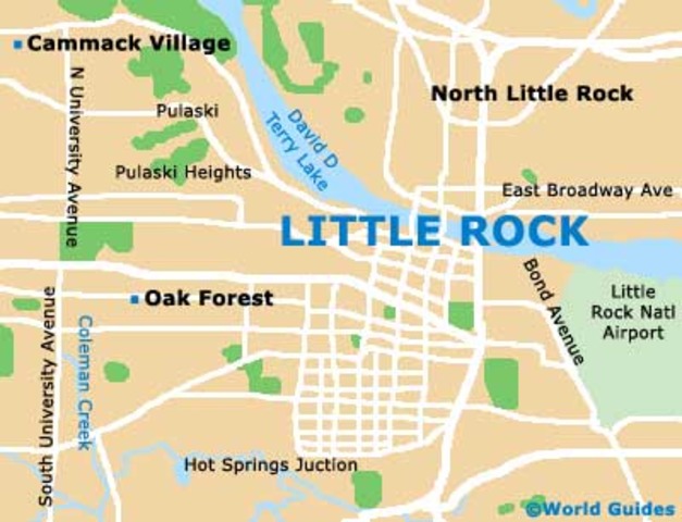 Capital Is Moved To Little Rock