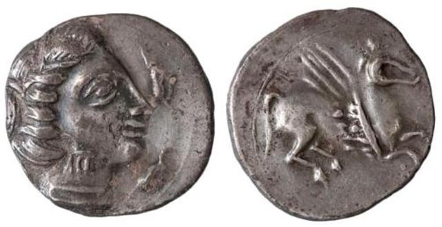 Las monedas hechas con una aleación de oro y plata aparecieron por primera vez en el siglo VI a.C. en el distrito de Lidia, en Asia Menor, que era en aquella época un importante país industrial y comercial.