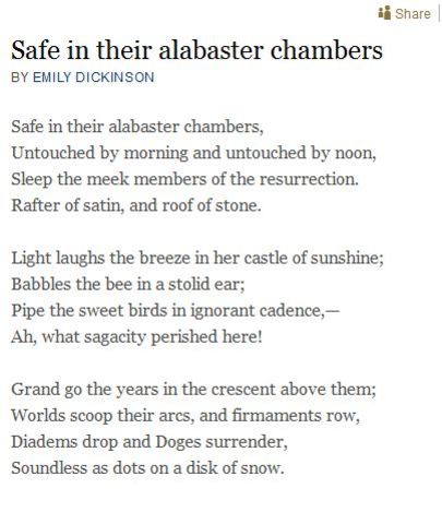 Publication of "The Alabaster Chambers"