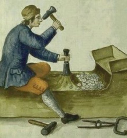 Primera Acuñación de Monedas