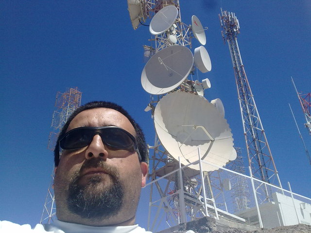 Primer enlace de comunicación via microondas