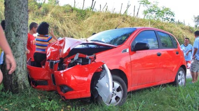 estrello el carro de mi padre