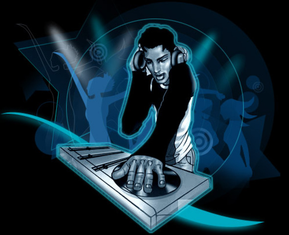 Escuche la primera pista de un Dj