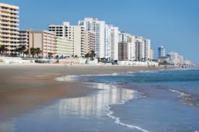 I went to Daytona Beach in Flordia with my family