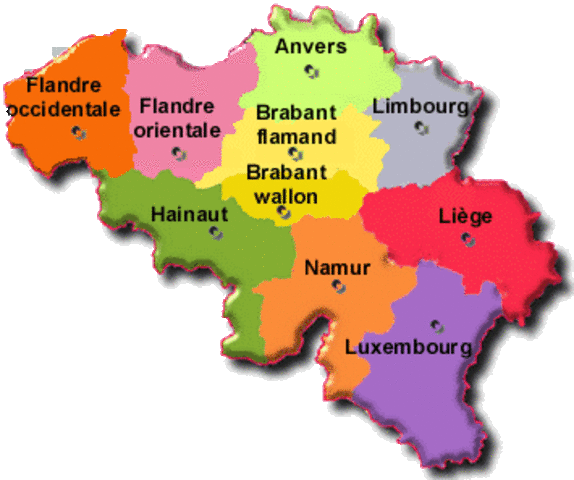 The spliting of Belgium