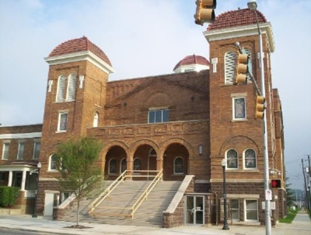 16th Street Baptist Church in Birmingham bombed
