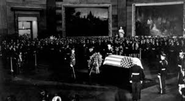 JFK blown away: President John F. Kennedy is assassinated while riding in an open convertible through Dallas.