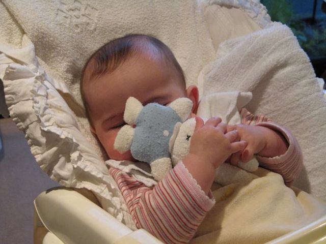 Cuando you tenía dos años, yo dormía con un oso de conejito,