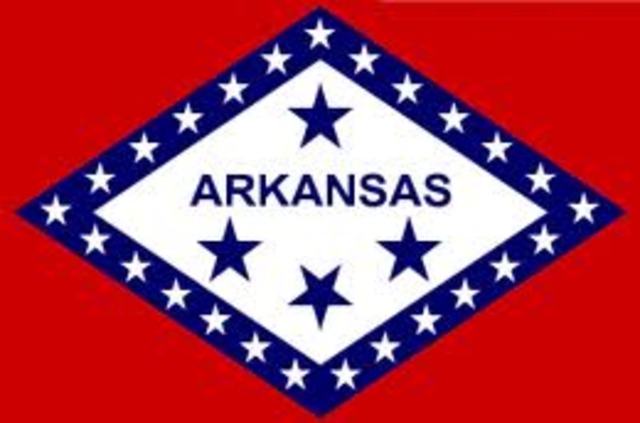 Arkansas becomes the 25th state