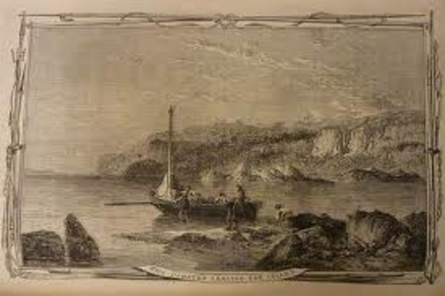 Crusoe Discovers English Ship