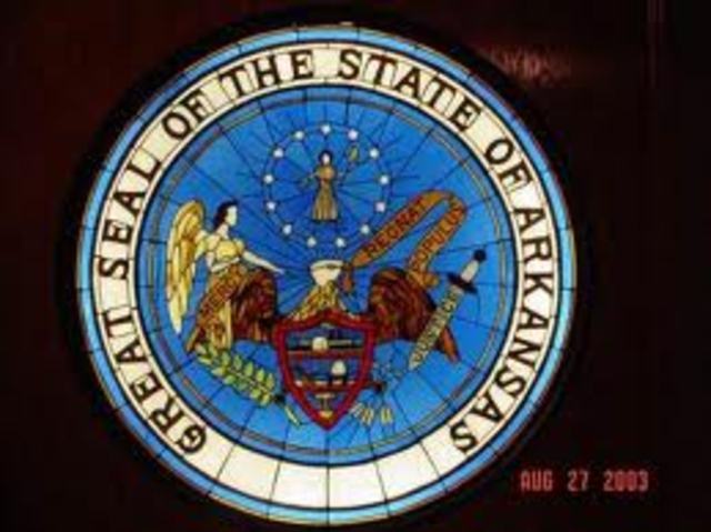 Arkansas becomes the 25th state