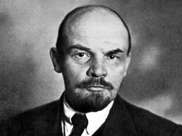 Met Vladmir Lenin. (leader of the communist revolution in U.S.S.R.)