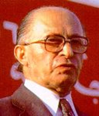 Menachem Begin becomes Prime Minister of Israel in 1977