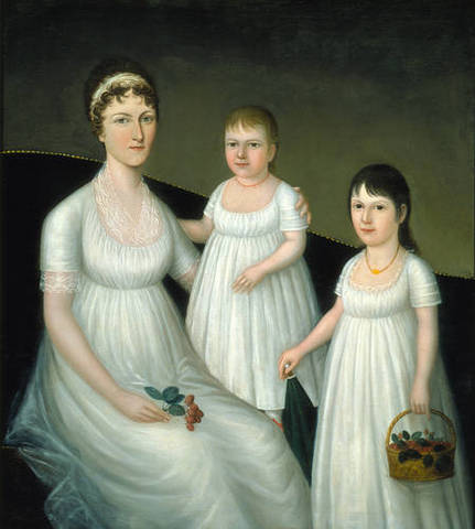 Grace Allison McCurdy and Her Daughters, Mary Jane and Letitia Grace