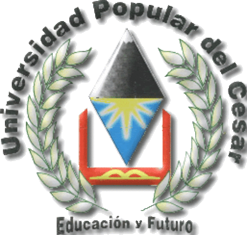 Es escogido el escudo y la bandera de la Universidad Popular Del Cesar por autoria del estudiante de derecho Jairo Obregon Salazar