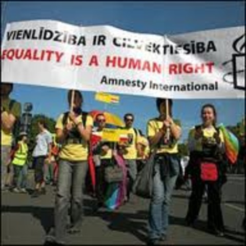 Lithuania and Latvia Protests-