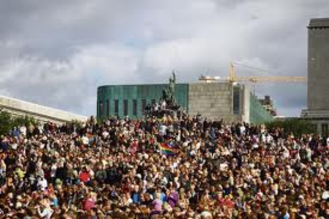 Reykjavik Gay Pride Festival in Iceland
