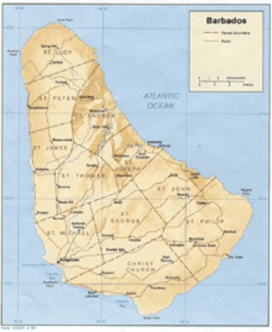 Barbados Divided Into 11 Parts